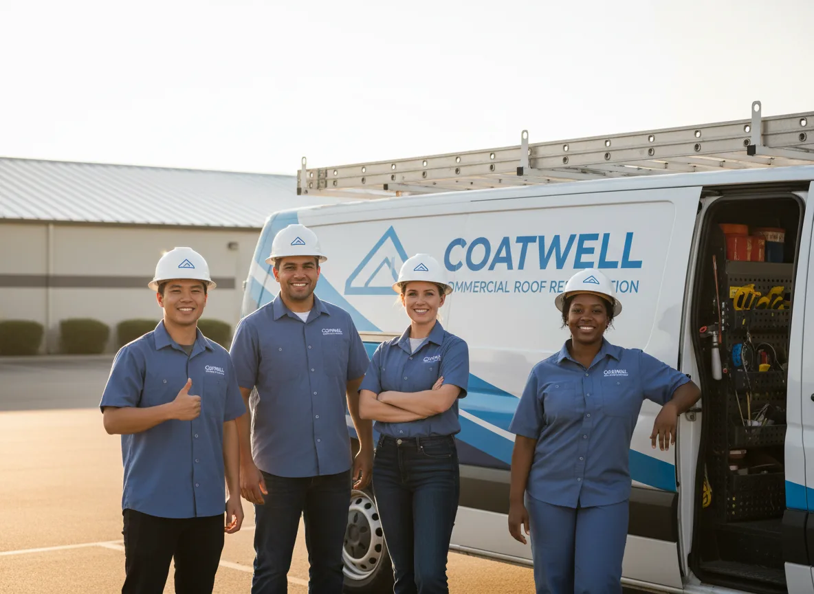 Commercial roof coating company in Cherry, IL